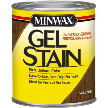 Buy the Minwax 66060 Gel Stain, Walnut ~ Quart | Hardware ...