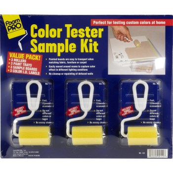 Foampro 122 3pk Color Tester Rlr Kit