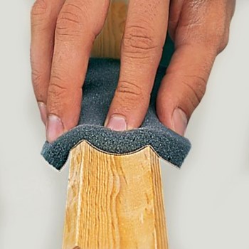 Flexible Sanding Sponge, 150 Fine Grit ~ 3" x 4"