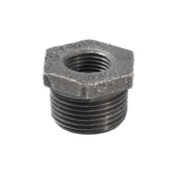Anvil/Mueller Malleable Hex Bushing, Black - 3" x 2"