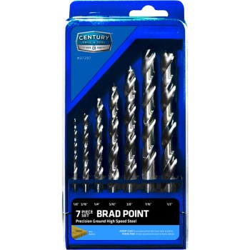 7 Piece Brad Point Bit Set