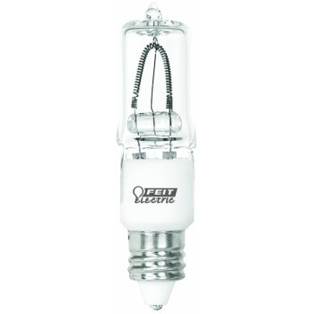 Light Bulb, Mini Candelabra Halogen Clear 120 Volt 50 Watt