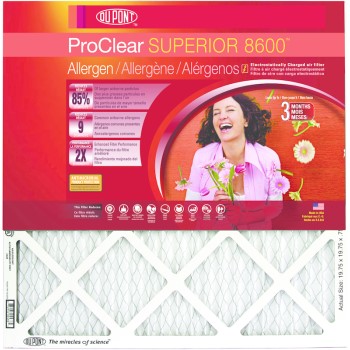 ProClear Superior 8600 Series Air Filters ~  16" x 20" x 1"