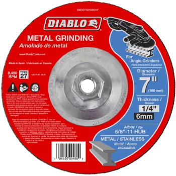 Freud/diablo Dbd070250b01f 7in. Mtl Grnd Disc