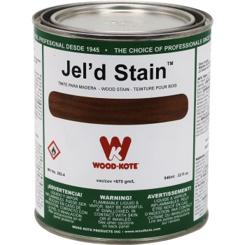 Jel'd Stain, Dark Mahogany - Quart