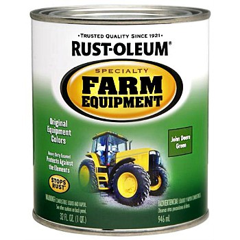 Farm Equipment Paint, John Deere Green ~ Quart