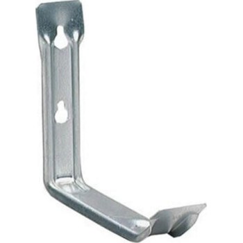 Closet Rod Hanger, Galvanized Steel - 6"