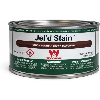 Jel'd Stain, Brown Mahogany - 12 oz