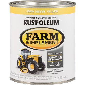 Farm & Implement Paint,  John Deere Yellow ~ Qt