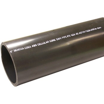 ABS-DWV Cellular Core Pipe ~ 4" x 5 Ft