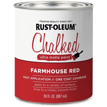 Chalked Ultra Matte Paint,  Farmhouse Red ~ 30 oz