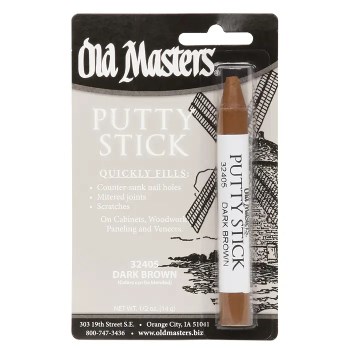 Old Masters Putty Stick, Dark Brown - 1/2 oz