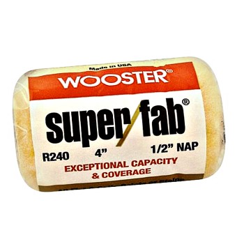 Wooster  00R2400040 Super/Fab Roller Cover ~ 4" x 1/2" nap