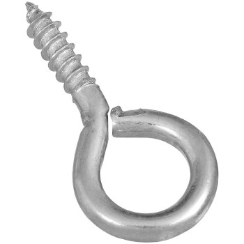 Zinc Screw Eye ~ #10 x 1 3/8"