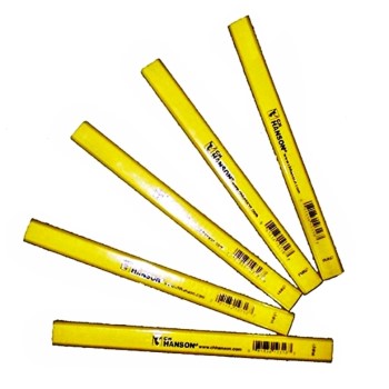 Carpenters Flat Medium Lead Pencils 
