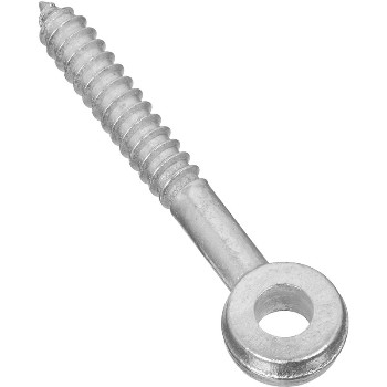 National N131-227 Gate Screw Eyes, Zinc Plated ~ 5/8" x 5"