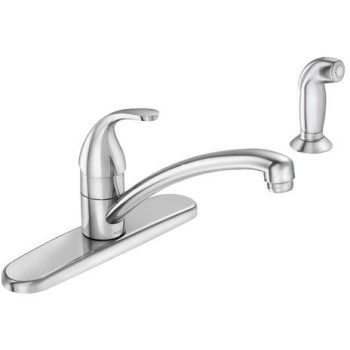 Kitchen Faucet With Spray, Chrome