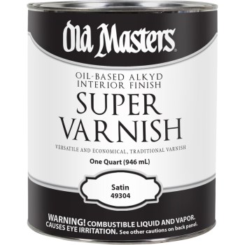 Old Masters Super Varnish, Clear Satin - Quart