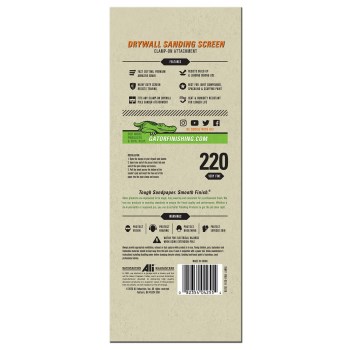 Gator Drywall Sanding Screen - 220 Grit, 25pk
