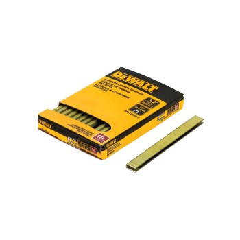 DeWalt 18-Gauge Narrow Crown Staples - 1/4" x 1/2", 2500pk
