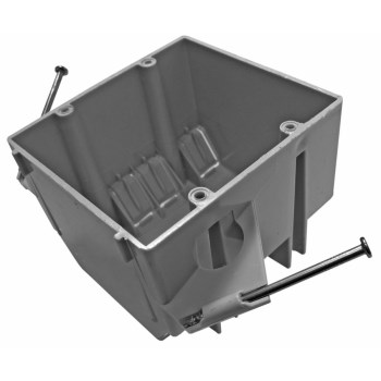 Nail On Switch Box - Double Gang