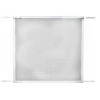 Screen & Storm Door Protective Grille,  White Finish Aluminum  ~  26"