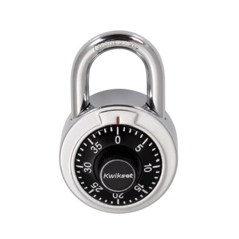 2 Blk Dial Padlock