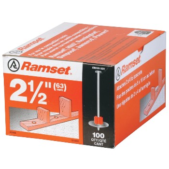 Itw/ramset 00809 Drive Pins With Washers, 2-1/2 Inch