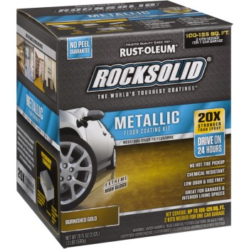 RockSolid Metallic Floor Kit, Burnished Gold 