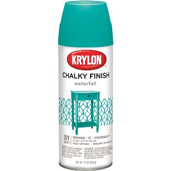 Chalky Finish Spray Paint,  Waterfall ~ 12 oz Spray