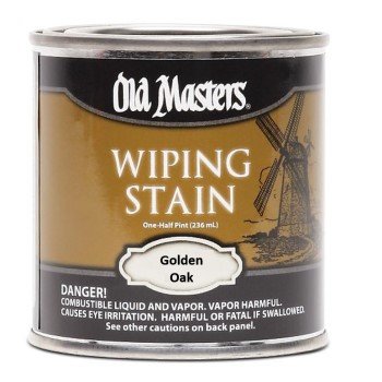 Old Masters 11216 Wiping Wood  Stain, Golden Oak ~ Half Pint 