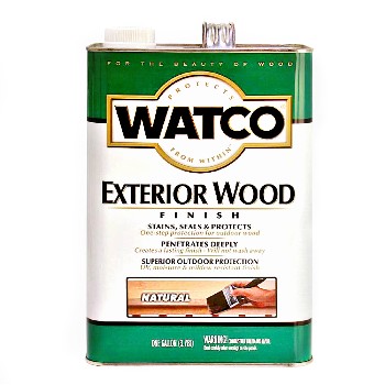 Watco 67731 Exterior Wood Finish,  Natural ~ One Gallon