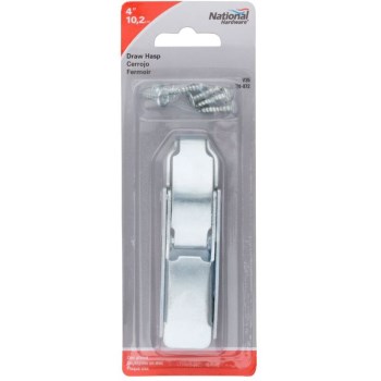 Draw Hasp, Zinc  ~ 4"