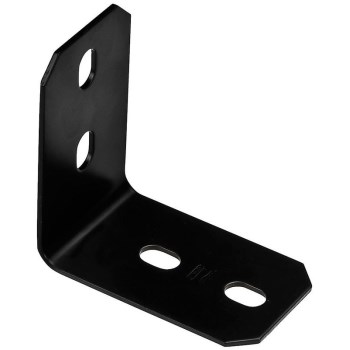 Corner Brace,  Black  Structural ~ 4.9" x 3" x 1/8"