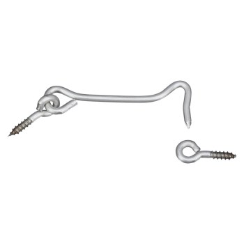 National Stainless Steel Gate Hook and Eye - 4"