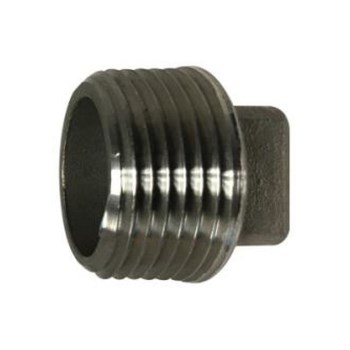 Cored Plug, Stainless Steel 304 - 1/2"
