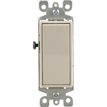 Leviton S16-05603-2TS Non-Illiminated Decora Rocker Switch ~ Light Almond