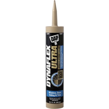 DAP 18214 Dynaflex Ultra Advanced Exterior Sealant,  Clay  ~ 10.1 oz Tubes