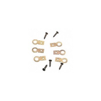 Hillman  122225 Flat Ring Hanger - Brass Finish