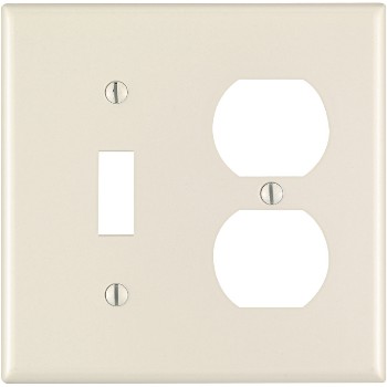 Leviton 000-78005-000 Combination Switch And Outlet Plate - ~ Light Almond