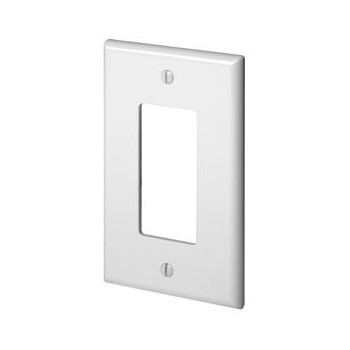 Decora 1-Gang GFCI Wall Plate ~ White