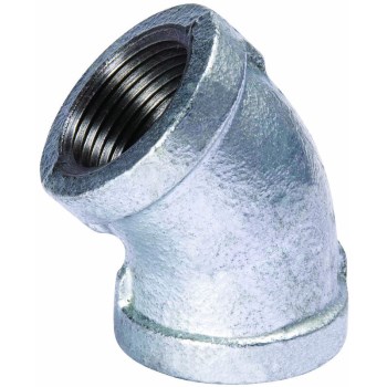 Galvanized 45 Degree Elbow ~ 2-1/2"