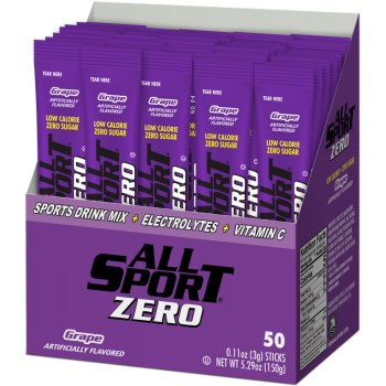 All Sport Zero Powder Sticks, Grape - 50pk