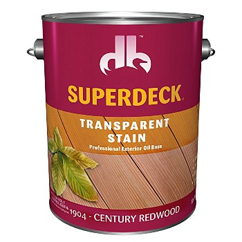 SuperDeck/DuckBack DB-1904 SuperDeckTransparent Stain 350VOC, Century Redwood ~ Gallon