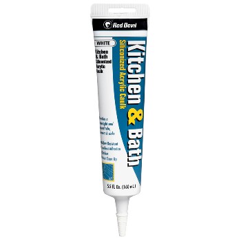 0405 5.5oz Wht K&B Caulk