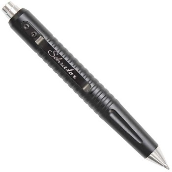 Tactical Pen, Push Button, Matte Black w/Pocket Clip