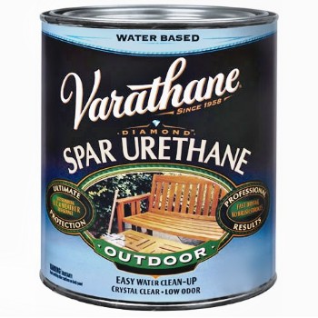 Rust-Oleum 250241 Varathane Exterior Spar Urethane Diamond Wood Finish, Satin Quart 