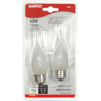 2/Card Halogen Deco Bulb