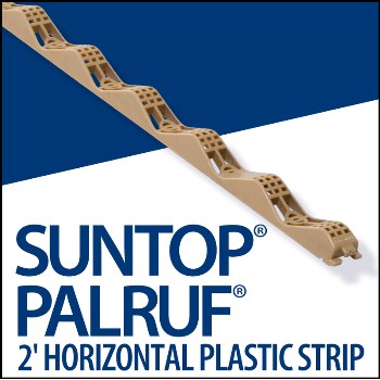 Palram Americas 92771 Plastic Closure Strips ~ 24"