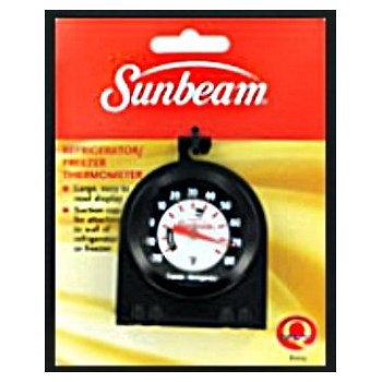 Sunbeam Brand Refrigerator & Freezer Thermometer ~ 3" Dial